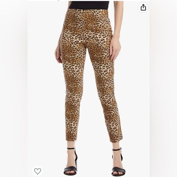 Karen Kane Animal Print Pull on Pants Women size 2x - Picture 1 of 13